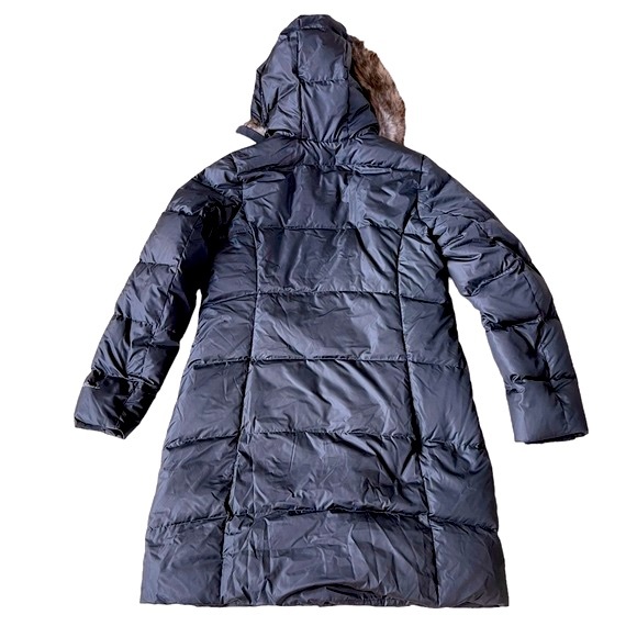 EDDIE BAUER Winter Sub Zero Down Fill Fleece Lined Coat Black EUC - Picture 6 of 16